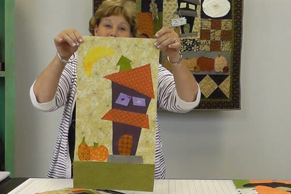Jenny Doan Quilt Block Halloween Haunted House