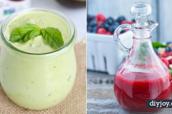 Salad Dressing Recipes - Healthy, Low Calorie and Easy Recipes for Creamy Homeade Dressings - How To Make Vinaigrette, Mango, Greek, Paleo, Balsamic, Ranch, and Italian Copycat Dressings