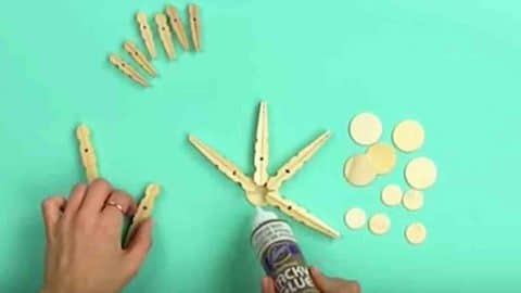 I Was So Surprised When I Saw What She Made With Clothespins. Watch! | DIY Joy Projects and Crafts Ideas