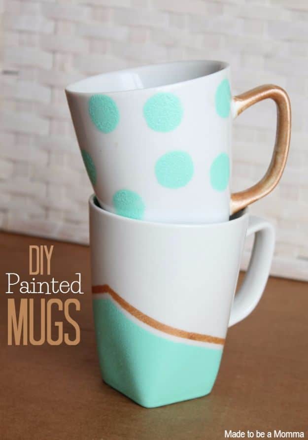 35 Cute DIY Ideas for Coffee Mugs