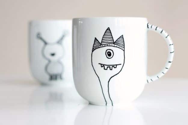 coffee mug decoration ideas