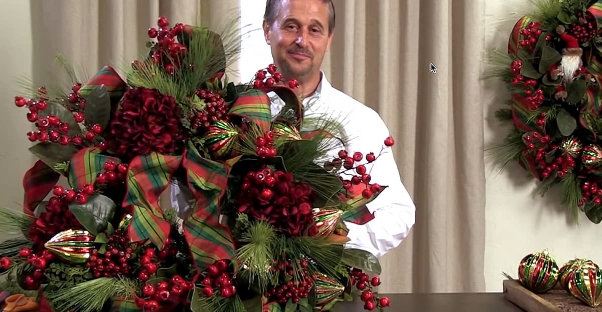 DIY Christmas Wreath tutorial