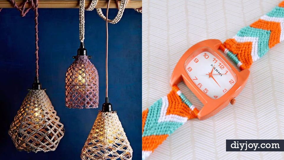 36 Macrame Crafts for the Creative DIYer | DIY Joy Projects and Crafts Ideas