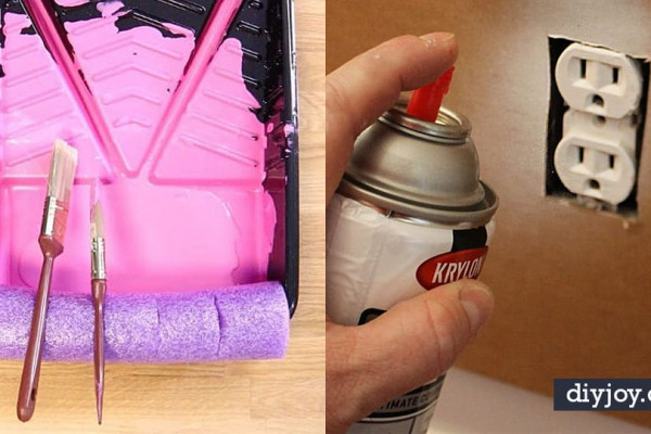 DIY Painting Hacks - Easy Ways To Shortcut House Painting - Wall Prep, Painters Tape, Trim, Edging, Ceiling, Exterior Cutting In, Furniture and Crafts Paint Tips - Paint Your House Or Your Room With These Time Saving Painter Hacks and Quick Tricks