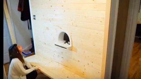 They Make A Very Useful And Amazing Solution For A Narrow Entryway. Watch! | DIY Joy Projects and Crafts Ideas