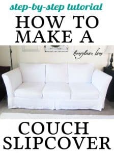 34 DIY Slipcovers For Chairs, Couches and More