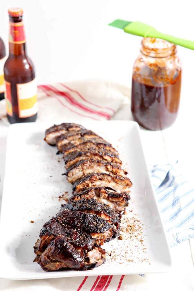 Best Barbecue Recipes - Memphis-Style Barbecue Ribs - Easy BBQ Recipe Ideas for Lunch, Dinner and Quick Party Appetizers - Grilled and Smoked Foods, Chicken, Beef and Meat, Fish and Vegetable Ideas for Grilling - Sauces and Rubs, Seasonings and Favorite Bar BBQ Tips #bbq #bbqrecipes #grilling