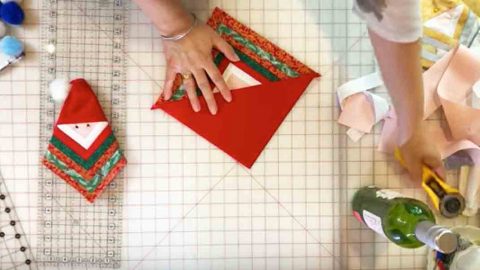 How to Make Quilted Santa Ornaments | DIY Joy Projects and Crafts Ideas