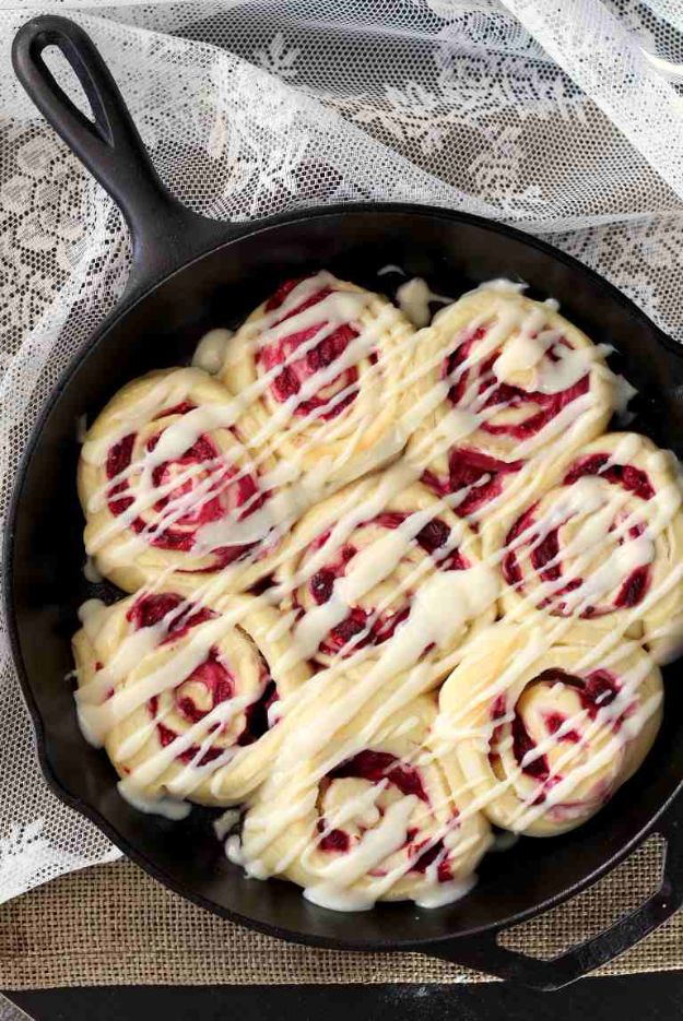 Best Brunch Recipes - Raspberry Cream Cheese Sweet Rolls - Eggs, Pancakes, Waffles, Casseroles, Vegetable Dishes and Side, Potato Recipe Ideas for Brunches - Serve A Crowd and Family with the versions of Eggs Benedict, Mimosas, Muffins and Pastries, Desserts - Make Ahead , Slow Cooler and Healthy Casserole Recipes #brunch #breakfast #recipes