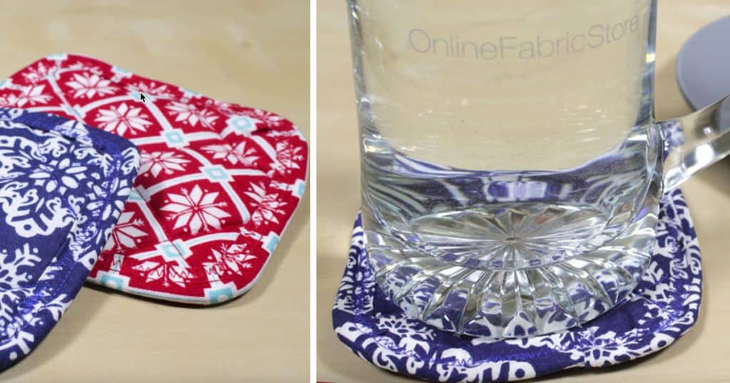Sewing Tutorial - Fabric Coasters