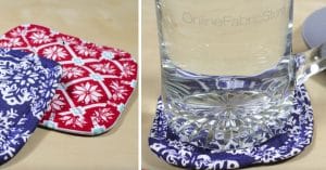 Sewing Tutorial – DIY Fabric Coasters