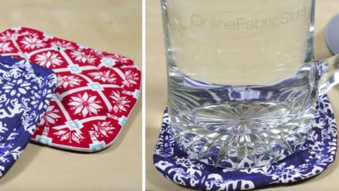 Sewing Tutorial – DIY Fabric Coasters | DIY Joy Projects and Crafts Ideas