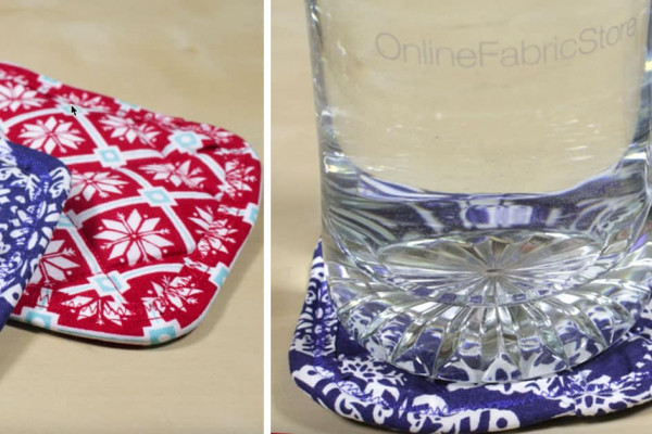 Sewing Tutorial - Fabric Coasters