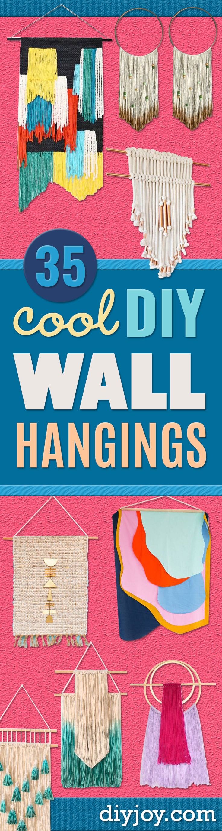 35 DIY Wall Hangings For The Home