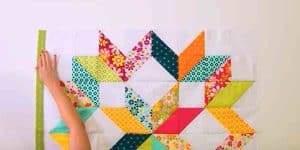 Learn How to Make This Carpenters Star Quilt With Pieced Points