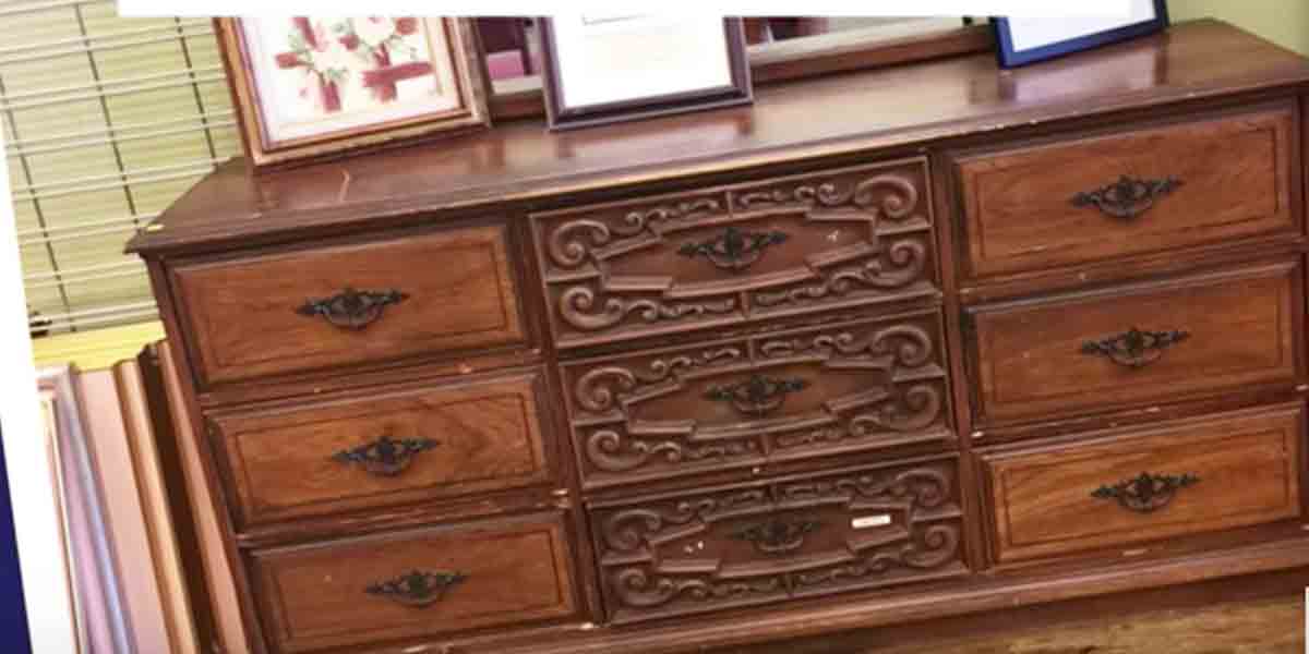 Watch The Incredible Way She Transforms An Old Dresser Into A