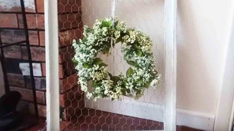 She Makes A Super Easy Farmhouse Decor Piece That Is The Perfect Focal Point! | DIY Joy Projects and Crafts Ideas