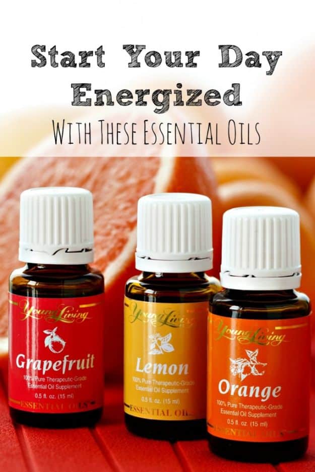 DIY Essential Oil Recipes and Ideas - Start Your Day Energized With Essential Oils - Cool Recipes, Crafts and Home Decor to Make With Essential Oil - Diffuser Projects, Roll On Prodicts for Skin - Recipe Tutorials for Cleaning, Colds, For Sleep, For Hair, For Paint, For Weight Loss #crafts #diy #essentialoils