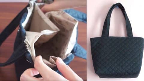 How to Make A Quilted Tote Bag | DIY Joy Projects and Crafts Ideas