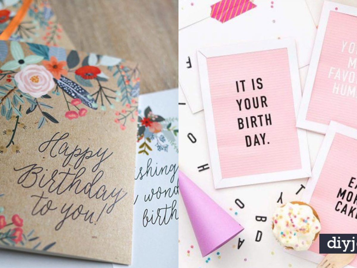 20 Easy and Colorful DIY Birthday Cards for Kids