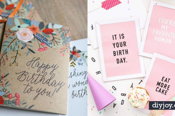 DIY Birthday Cards - Ideas for Making Homemade Birthday Card for Him or Her, Friends, Mom and Dad, BFF, Kids