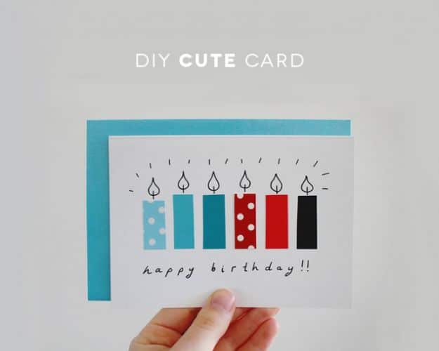 diy birthday card for dad