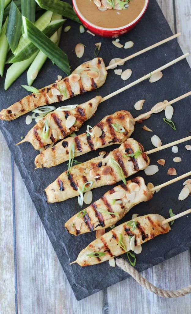 Healthy Gluten Free Appetizers - Gluten Free Chicken Satay Recipe