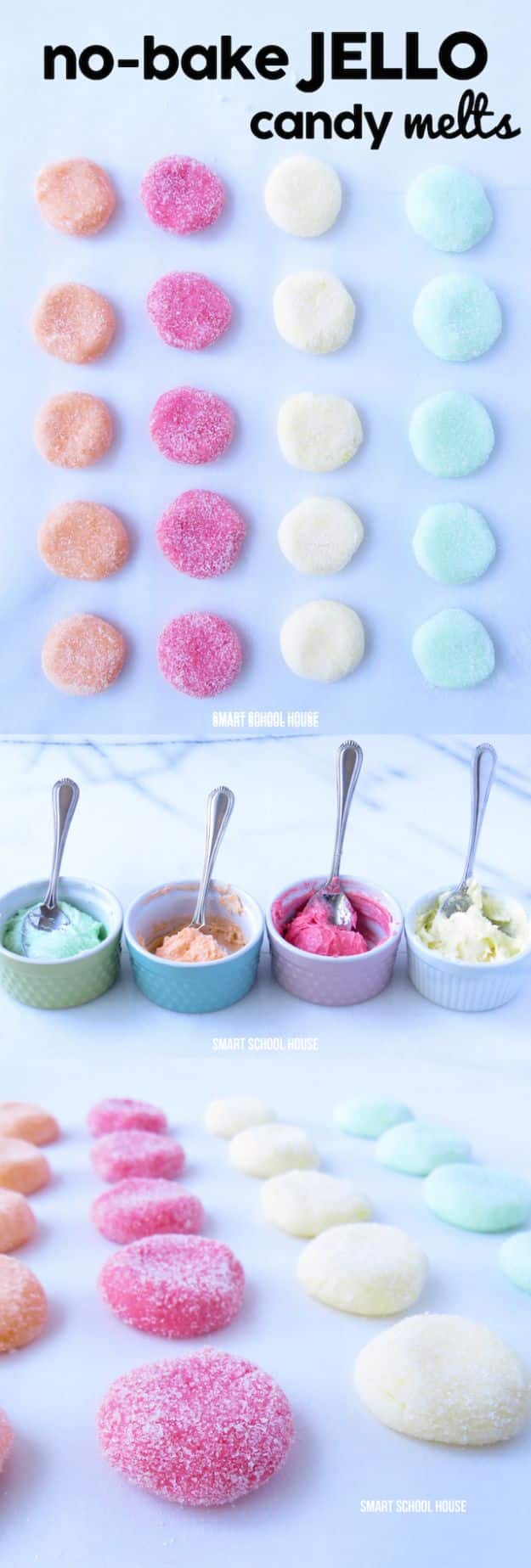 Best Recipes To Teach Your Kids To Cook - Jello Candy Melts - Easy Ideas To Show Children How to Prepare Food - Kid Friendly Recipes That Boys and Girls Can Make Themselves - No Bake, 5 Minute Foods, Healthy Snacks, Salads, Dips, Roll Ups, Vegetables and Simple Desserts - Recipes To Learn How To Make Fun Food http://diyjoy.com/best-recipes-teach-kids-to-cook