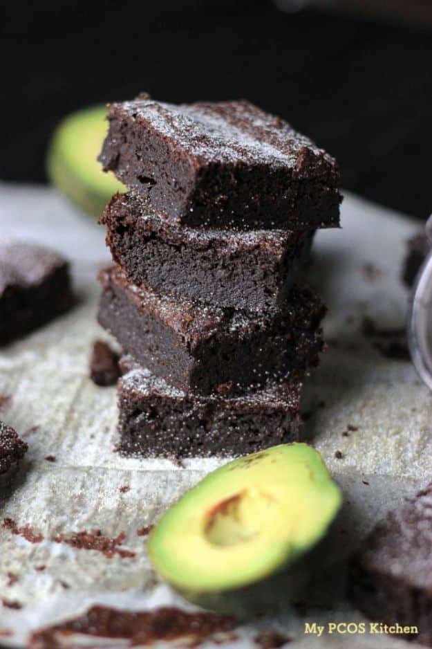 Best Keto Recipes Dessert- Avocado Keto Brownies Recipe - Easy Ketogenic Recipe Ideas for Breakfast, Lunch, Dinner, Snack and Dessert - Quick Crockpot Meals, Fat Bombs, Gluten Free and Low Carb Foods To Make For The Keto Diet 