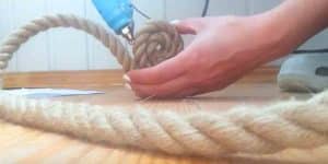 She Makes A Cheap And Easy Item With Rope And Adds A Lot Of Charm To Her Home!