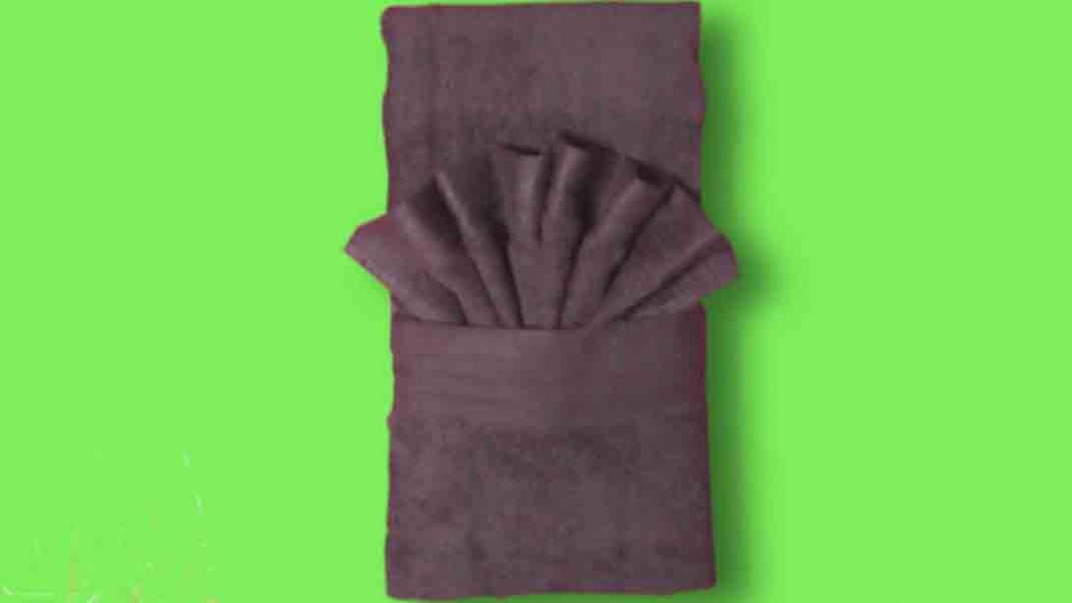 Towel Folding - Unique Hand Towel Fold 