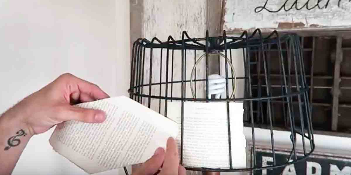 He Creates A Charming Farmhouse Addition With A Wire Basket And A Book. Watch! | DIY Joy Projects and Crafts Ideas