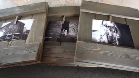 Rustic DIY Pallet Frames | DIY Joy Projects and Crafts Ideas