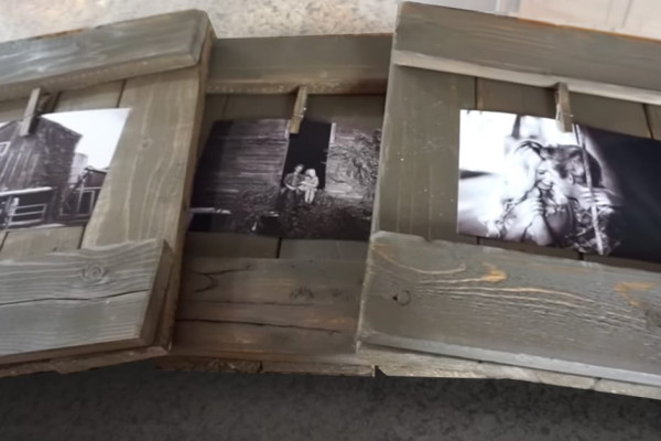 Rustic DIY Pallet Frame Tutorial