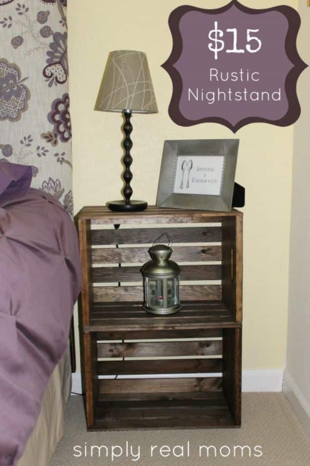 $15 Rustic Nightstand