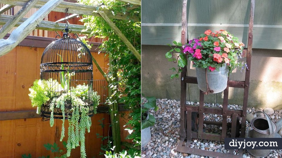 34 Upcycled Garden Art Ideas