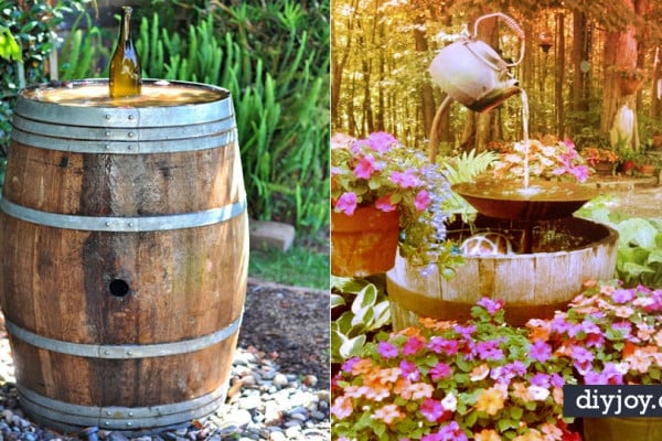 DIY Fountains - Easy Ways to Make A Fountain in the Backyard - Do It Yourself Projects for the Garden - DIY Home Improvement on a Budget - Step by Step DIY Tutorials With Instructions