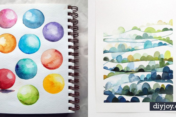 Watercolor Tutorials and Techniques - How To Paint With Watercolor - Make Watercolor Flowers, Ocean, Sky, Abstract People, Landscapes, Buildings, Animals, Portraits, Sunset - Step by Step Art Lessons for Beginners - Easy Video Tutorials and How To for Watercolors and Paint Washes #art #watercolor
