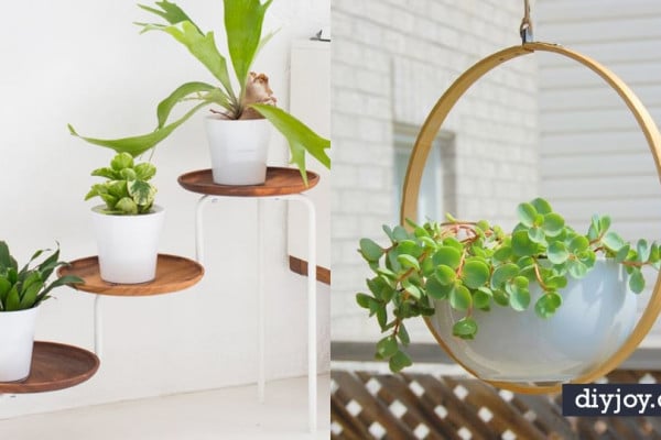 DIY Plant Hangers - Cute and Easy Home Decor Ideas for Plants - How To Make Planters, Hanging Pot Holders, Wire, Rope and Baskets - Quick DIY Gifts Ideas, Macrame Plant Hanger
