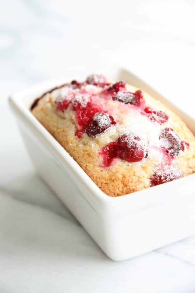 Quick Dessert Recipes - 5-Minute Cranberry Bread Recipe - Fast Desserts to Make In Minutes - Sweet Treats, Cookies, Cake and Snack Ideas