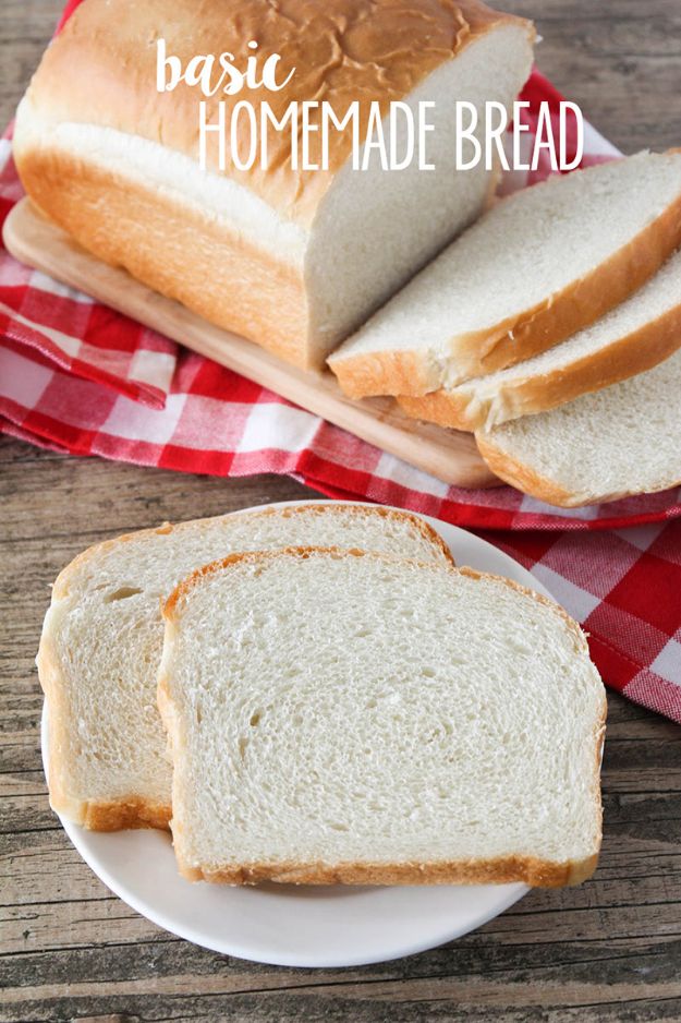 Homemade Bread Recipes - Homemade Rolls, Breads and Baking Ideas - Basic Homemade Bread Recipe