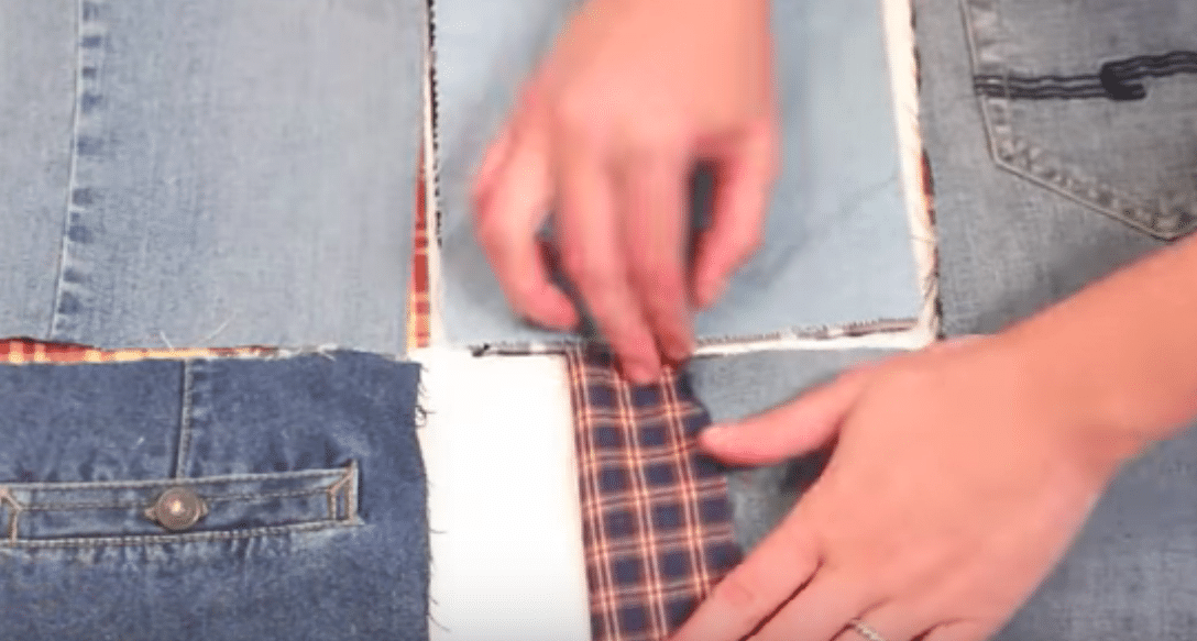 Old Jeans and Rags Make For A No Cost Quilt | DIY Joy Projects and Crafts Ideas