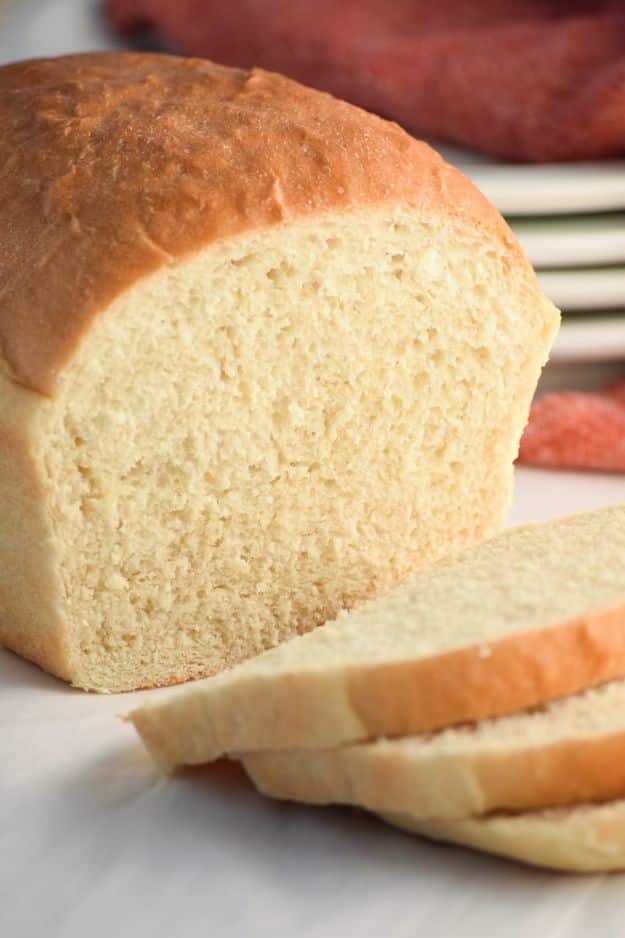 Easy White Bread Recipe - How to Make White Bread Loaf - Sandwich Bread Recipes