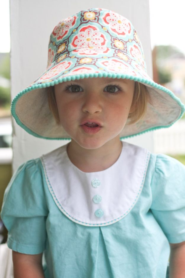 Cool Things To Sew For Summer - Reversible Bucket Hat - Easy Dresses, Cute Skirts, Maxi Dress, Shorts, Pants and Tops 