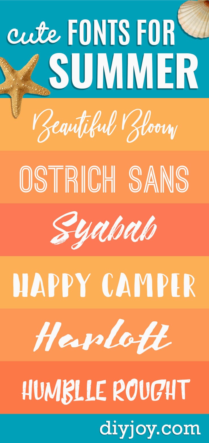 Best Free Fonts To Download for Crafts and DIY Projects - Cute, Cool and Professional Looking Font Ideas for Teachers, Crafters and Wedding Decor - Calligraphy, Script, Sans Serif, Handwriting and Vintage Chalkboard Fonts for A Rustic Look - Fun Cricut and Silhouette Downloads - Printables for Signs and Invitations