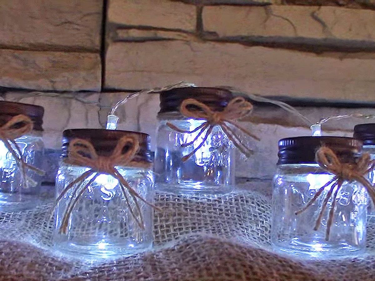 Mason jar string lights online