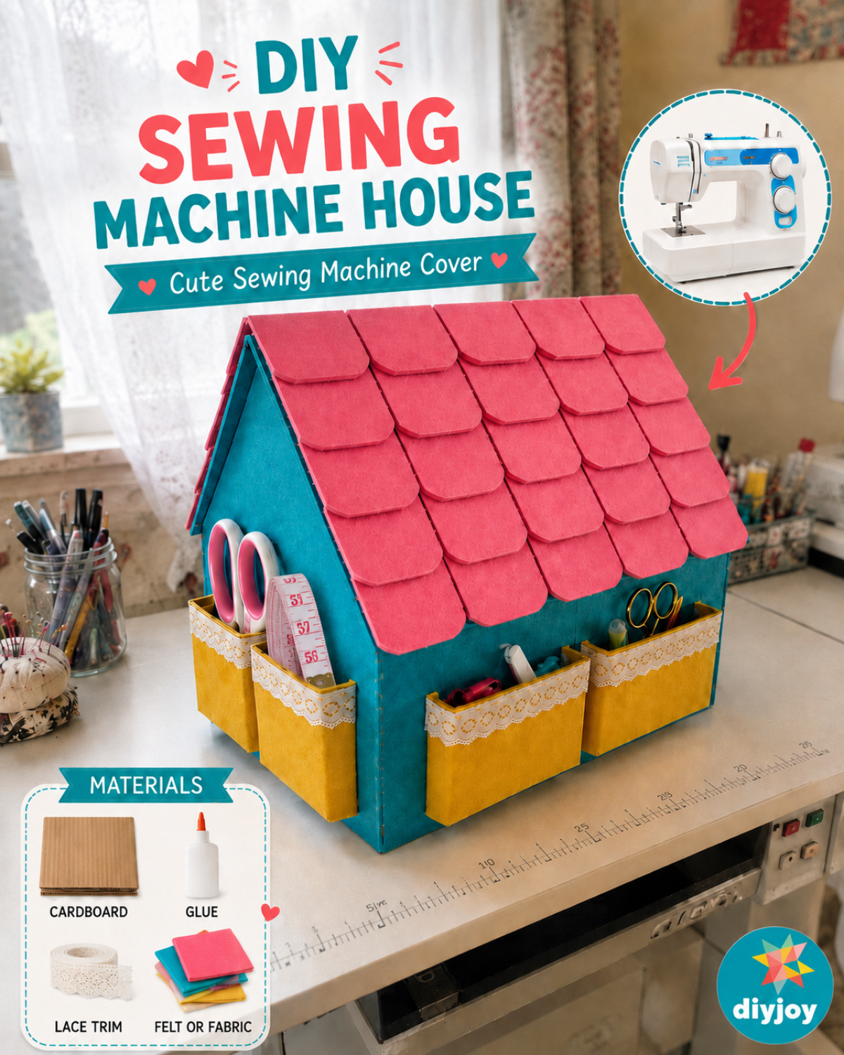 DIY Sewing Machine House