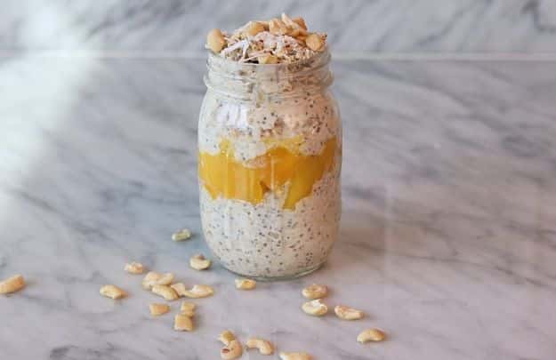 Celebrity Inspired Recipes - Katrina Bowden's Coconut Cashew Overnight Oats - Healthy Dinners, Pies, Sweets and Desserts, Cooking for Families and Holidays - Crock Pot Treats