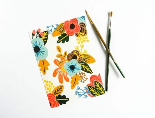 easy flower patterns to paint