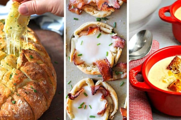 Cheese Recipes and Recipe Ideas With Cheese - Cheddar Mozzarella, Swiss and Cream Cheese Snacks,Soups, Desserts, Sandwiches and Dips